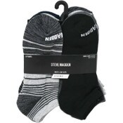 Wholesale - 8pk MENS HALF CUSHION LOW CUT SOCKS SIZE 10-13 STEVE MADDEN, UPC: 194587617086